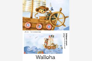 Piraten op zee - Piraten behang voor kinderen