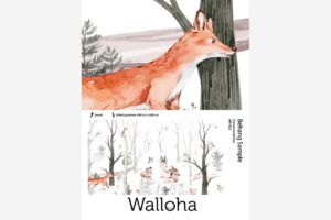 Dieren in het bos - Bos behang met dieren