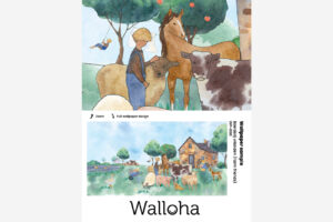 Boerderij vrienden - Boerderij behang kinderkamer