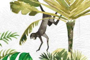 Kinderkamer jungle safari - Jungle kinderbehang