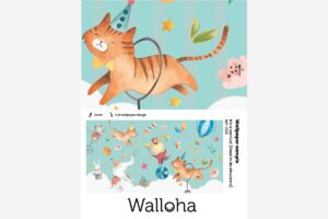 Feest in de circustent - Behangstaal