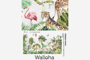 Kinderkamer jungle safari - Behangstaal