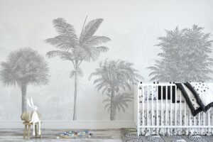 Palmbomen en bamboebossen - Kinderbehang