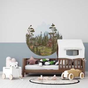 Behangcirkel Boswandeling