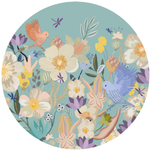 Behangcirkel Luchttuin