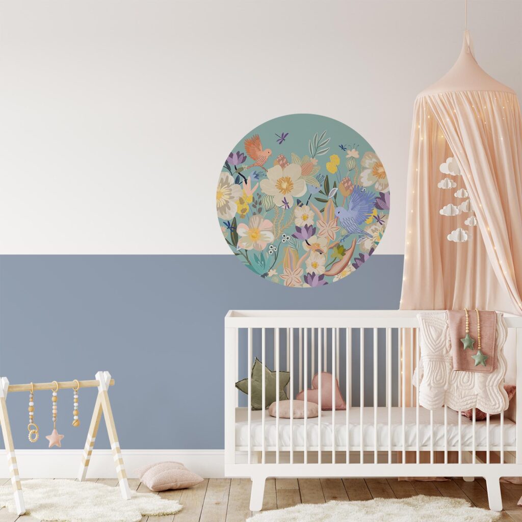 Behangcirkel Luchttuin