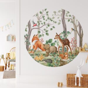 Behangcirkel Bosvriendjes