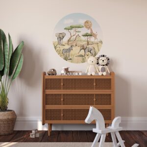 Behangcirkel Dieren safari