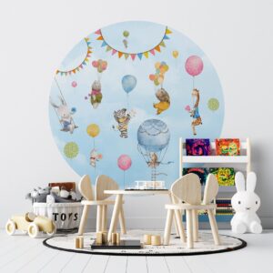 Behangcirkel Zweef feest