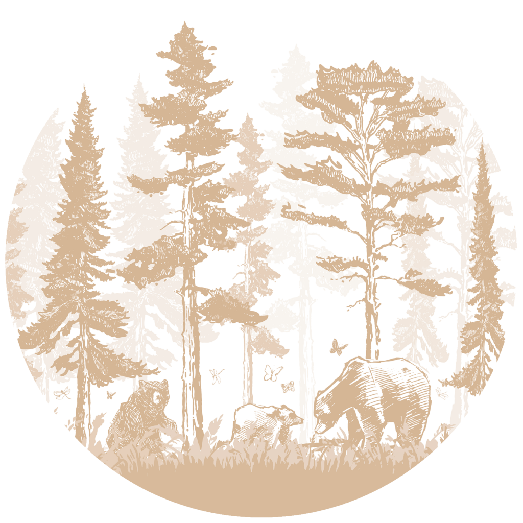 Behangcirkel Schaduwberen