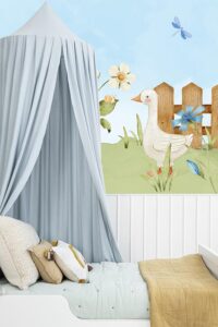 Lieve kleine gansjes - Kinderkamer behang